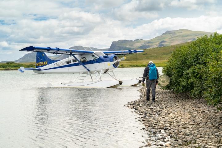 Fly Out Media Crystal Creek Lodge sea plane