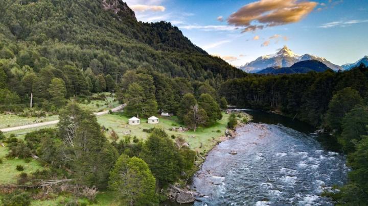 Manihuales Eco Lodge glamping yurts