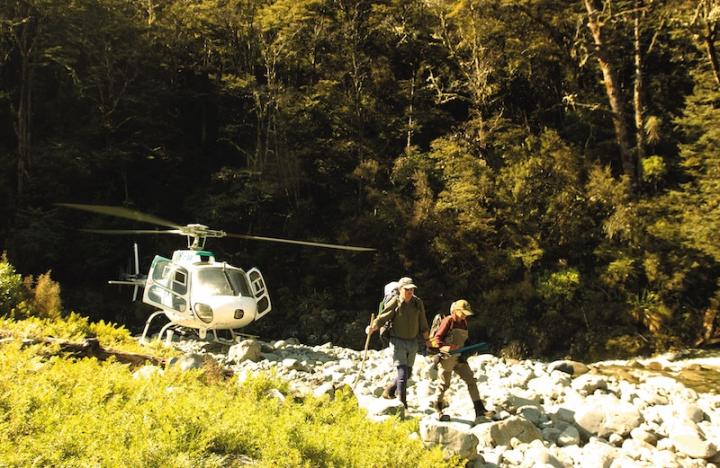 Heli tours at Tongariro Lodge